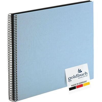 Goldbuch 25529 Bella Vista 35x30cm himmelsblått omslag svarta sidor - Fotobok Goldbuch 25529 Bella Vista 35x30cm himmelsblått omslag svarta sidor - Fotobok