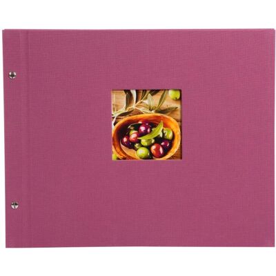 Goldbuch Bella Vista Fotoalbum Fuchsia - 40 Bladen, Spiraalbinding, Duitsland Goldbuch Bella Vista Fotoalbum Fuchsia - 40 Bladen, Spiraalbinding, Duitsland