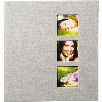Album photo Goldbuch 27630 Gris - 60 pages, 10x15, Reliure parfaite - Publicité Album photo Goldbuch 27630 Gris - 60 pages, 10x15, Reliure parfaite - Publicité