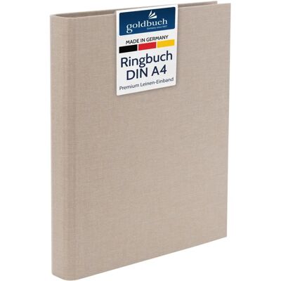 Goldbuch Summertime Classeur à anneaux A4 - Beige Goldbuch Summertime Classeur à anneaux A4 - Beige