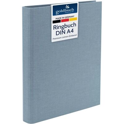 Goldbuch Summertime Classeur à anneaux A4 - Bleu/Gris - Classeur Goldbuch Summertime Classeur à anneaux A4 - Bleu/Gris - Classeur