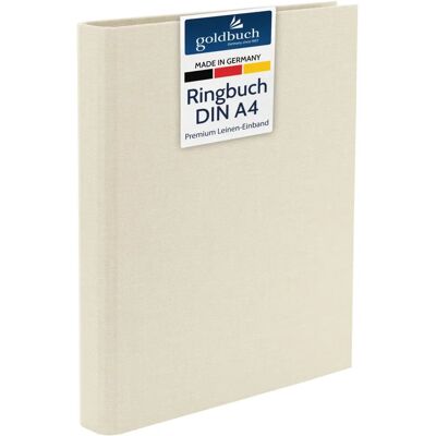 Goldbuch Bella Vista A4 Ringbuch - Sand Goldbuch Bella Vista A4 Ringbuch - Sand
