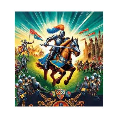 Corne d'école Goldbuch Chevalier - Multicolore - 35x11,5cm Corne d'école Goldbuch Chevalier - Multicolore - 35x11,5cm