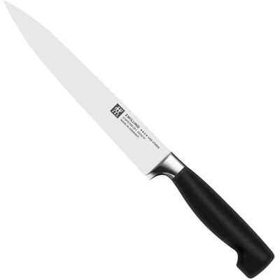 Zwilling J.A. Henckels Vier Sterne Aufschnittmesser - 20cm - Deutsche Qualität Zwilling J.A. Henckels Vier Sterne Aufschnittmesser - 20cm - Deutsche Qualität