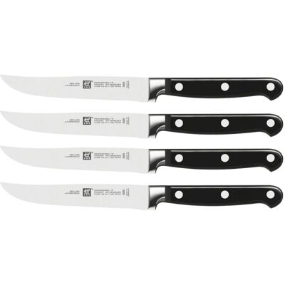 Zestaw 4 noży do steków Zwilling J. A. Henckels Professional S - Niemieckie rzemiosło Zestaw 4 noży do steków Zwilling J. A. Henckels Professional S - Niemieckie rzemiosło