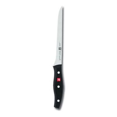 Couteau à filet Zwilling J A Henckels 18cm - Acier inoxydable, noir et argent Couteau à filet Zwilling J A Henckels 18cm - Acier inoxydable, noir et argent