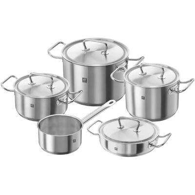 Zwilling Twin Classic Kochgeschirr-Set - 5-tlg. - Edelstahl Zwilling Twin Classic Kochgeschirr-Set - 5-tlg. - Edelstahl