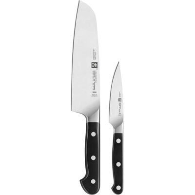 Set de Couteaux Zwilling Pro - Acier Inoxydable - 2 pièces - Publicité Set de Couteaux Zwilling Pro - Acier Inoxydable - 2 pièces - Publicité