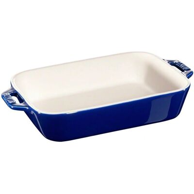 Staub Blau Rechteckige Ofenschale - 20x16cm 1,15L Staub Blau Rechteckige Ofenschale - 20x16cm 1,15L