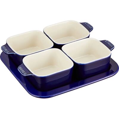 Staub Ceramique 5-delad serveringsuppsättning Staub Ceramique 5-delad serveringsuppsättning