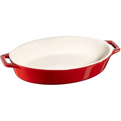 Staub Wiśniowa Owalna Ceramiczna Brytfanna - 23cm Staub Wiśniowa Owalna Ceramiczna Brytfanna - 23cm