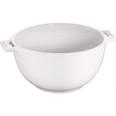 Staub Keramisk Salatskål - Holdbar, Pladsbesparende, 18cm Staub Keramisk Salatskål - Holdbar, Pladsbesparende, 18cm