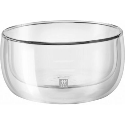 Plato de postre de Zwilling - Vaso redondo de vidrio transparente 2 pcs Plato de postre de Zwilling - Vaso redondo de vidrio transparente 2 pcs