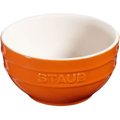 Bol en Céramique Staub 0.7 L Orange - Bol - Publicité Bol en Céramique Staub 0.7 L Orange - Bol - Publicité