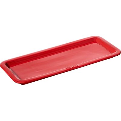 Staub Roter Keramik Serviertablett - 36x14cm Staub Roter Keramik Serviertablett - 36x14cm