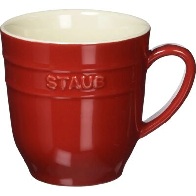 Staub Röd Keramisk Mugg - Kaffekopp 350ml Staub Röd Keramisk Mugg - Kaffekopp 350ml