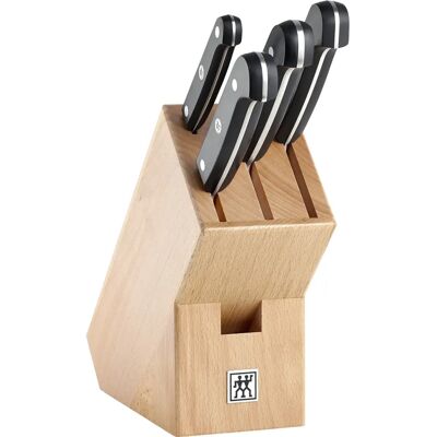 Ensemble de couteaux Gourmet ZWILLING - 5 pièces, Bloc en bois - Cuisine - Publicité Ensemble de couteaux Gourmet ZWILLING - 5 pièces, Bloc en bois - Cuisine - Publicité