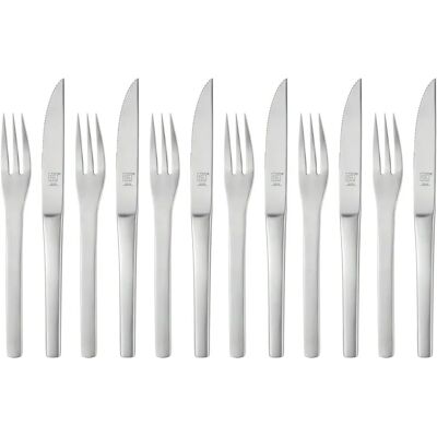 Zwilling Rustfritt Stål Steak Bestikksett for 6 personer Zwilling Rustfritt Stål Steak Bestikksett for 6 personer