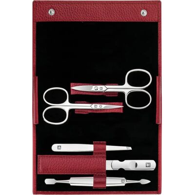 Zwilling Classic Inox Manicure Set - Red Leather - 5 Pieces Zwilling Classic Inox Manicure Set - Red Leather - 5 Pieces