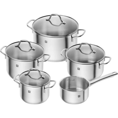 ZWILLING 71030-000-0 Pannenset - 5-delig - Koken - Staal - Inductiegeschikt ZWILLING 71030-000-0 Pannenset - 5-delig - Koken - Staal - Inductiegeschikt