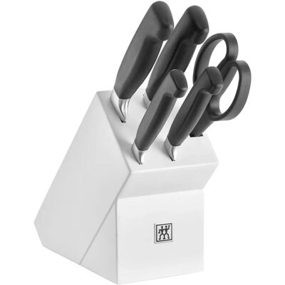Zwilling Knivset - Four Star 6 delar med block Zwilling Knivset - Four Star 6 delar med block