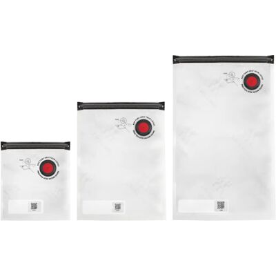 ZWILLING Fresh & Save vakuumpåsar set - 3 storlekar, 5 st. ZWILLING Fresh & Save vakuumpåsar set - 3 storlekar, 5 st.
