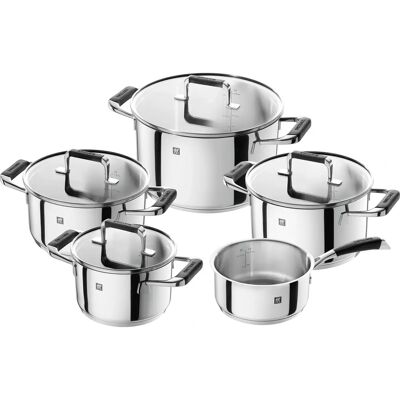 ZWILLING Poletto Edelstahl Kochgeschirr-Set - Induktion geeignet ZWILLING Poletto Edelstahl Kochgeschirr-Set - Induktion geeignet