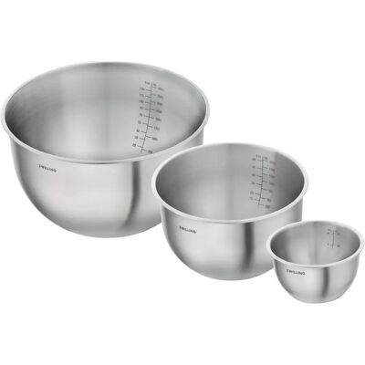 Set di ciotole ZWILLING Fresh & Save - Acciaio inox, Argento, S/M/L Set di ciotole ZWILLING Fresh & Save - Acciaio inox, Argento, S/M/L