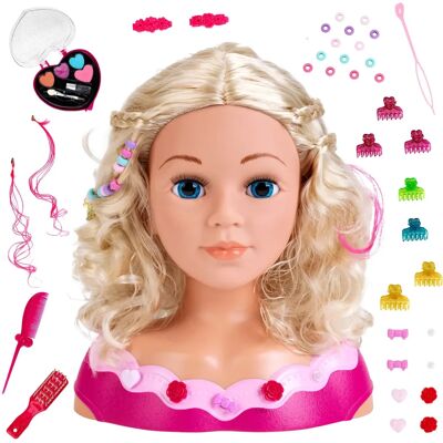 Theo Klein 5392 Role Play Toy - Hair & Makeup Head Theo Klein 5392 Role Play Toy - Hair & Makeup Head