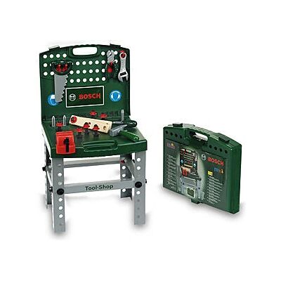 Bosch Mini Werkzeugbank - Spielzeug - Dunkelgrün - Modell KL8681-NC Bosch Mini Werkzeugbank - Spielzeug - Dunkelgrün - Modell KL8681-NC
