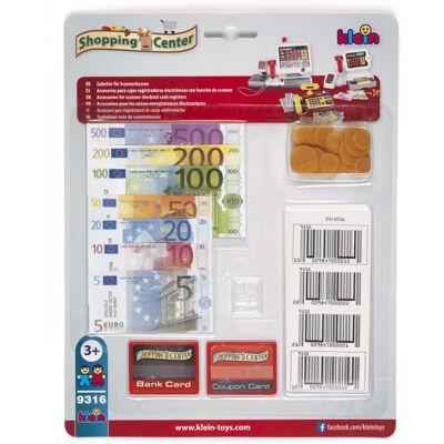 Theo Klein 9316 Rollenspiel-Spielzeug - Zubehörset für Registrierkasse mit Optischem Scanner Theo Klein 9316 Rollenspiel-Spielzeug - Zubehörset für Registrierkasse mit Optischem Scanner