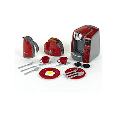 Conjunto de cocina de juguete Bosch con cafetera Conjunto de cocina de juguete Bosch con cafetera