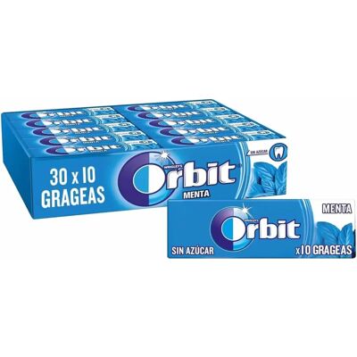 Wrigley's Orbit Menthe 30x10 pcs - Publicité Wrigley's Orbit Menthe 30x10 pcs - Publicité