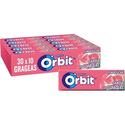 Orbit Chewing-gum Sans Sucre Gâteau Pastèque - Chewing-gum - Publicité Orbit Chewing-gum Sans Sucre Gâteau Pastèque - Chewing-gum - Publicité