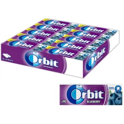 Gomme Orbit Myrtille - Sans Sucre - Fruité, Intense, Longue Durée - Publicité Gomme Orbit Myrtille - Sans Sucre - Fruité, Intense, Longue Durée - Publicité