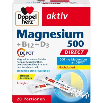 Doppelherz Doppelherz Magnesium 500 + B12 + D3 - Nahrungsergänzung Doppelherz Doppelherz Magnesium 500 + B12 + D3 - Nahrungsergänzung