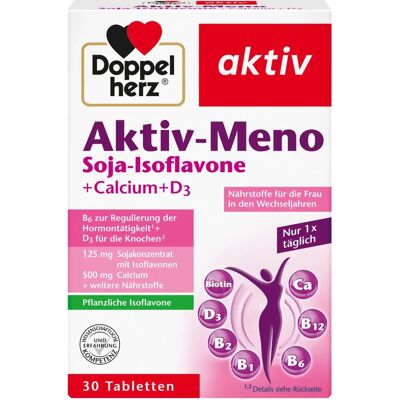 Doppelherz Doppelherz Aktiv-Meno - Soja-Isoflavone, Calcium, Vitamin D3 Doppelherz Doppelherz Aktiv-Meno - Soja-Isoflavone, Calcium, Vitamin D3