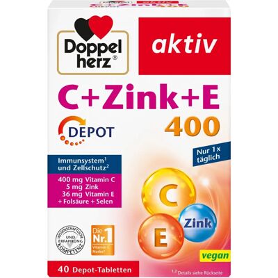 Doppelherz Doppelherz C+Zink+E Nahrungsergänzungstabletten Doppelherz Doppelherz C+Zink+E Nahrungsergänzungstabletten
