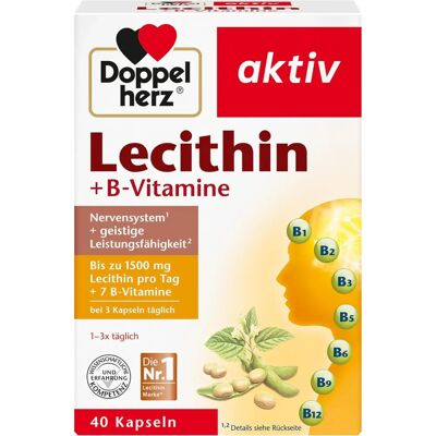 Doppelherz Lecithin + B-Vitamin-Kapseln - Nahrungsergänzungsmittel Doppelherz Lecithin + B-Vitamin-Kapseln - Nahrungsergänzungsmittel