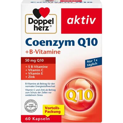 Doppelherz Coenzym Q10 + B-Vitamine Kapseln - Nahrungsergänzungsmittel Doppelherz Coenzym Q10 + B-Vitamine Kapseln - Nahrungsergänzungsmittel