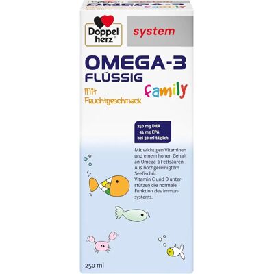 Queisser Pharma GmbH & Co. KG Doppelherz Omega-3 Flüssig Family System - Nahrungsergänzungsmittel Queisser Pharma GmbH & Co. KG Doppelherz Omega-3 Flüssig Family System - Nahrungsergänzungsmittel