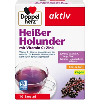 Doppelherz Granulés Boisson chaude de sureau - Soutien immunitaire - Publicité Doppelherz Granulés Boisson chaude de sureau - Soutien immunitaire - Publicité