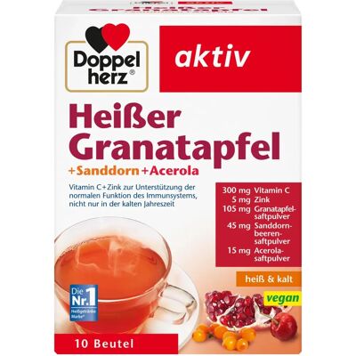 Queisser Pharma GmbH & Co. KG Doppelherz Boisson chaude Grenade, Argousier & Acerola - Publicité Queisser Pharma GmbH & Co. KG Doppelherz Boisson chaude Grenade, Argousier & Acerola - Publicité