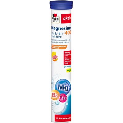 Doppelherz Doppelherz Magnesium 400+B1+B6+B12+Folsäure - Nahrungsergänzungsmittel Doppelherz Doppelherz Magnesium 400+B1+B6+B12+Folsäure - Nahrungsergänzungsmittel
