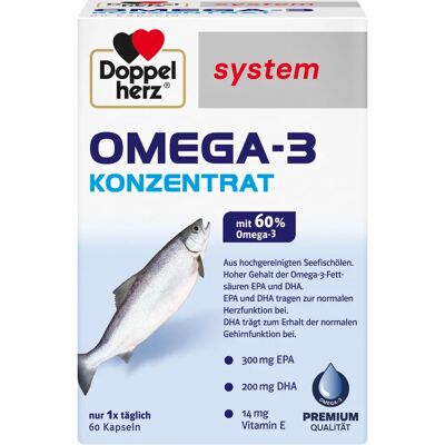 Doppelherz Omega-3 Konzentrat Kapseln - Nahrungsergänzungsmittel Doppelherz Omega-3 Konzentrat Kapseln - Nahrungsergänzungsmittel