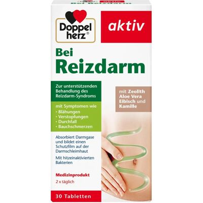 Doppelherz - Bei Reizdarm - Tabletten - 30 St - Medicine Doppelherz - Bei Reizdarm - Tabletten - 30 St - Medicine