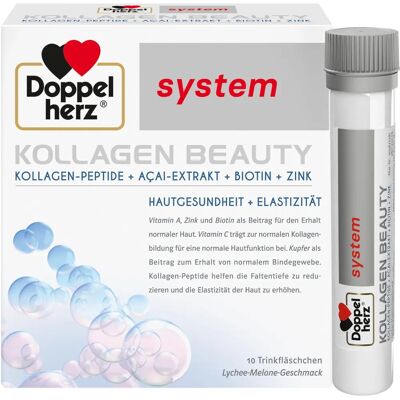 Doppelherz Doppelherz Kollagen Beauty system - Kollagen, Lychee-Melon - Nahrungsergänzung Doppelherz Doppelherz Kollagen Beauty system - Kollagen, Lychee-Melon - Nahrungsergänzung