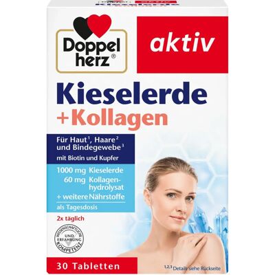 Doppelherz Zdraví Kůže, Vlasy, Nehty Křemík + Kolagen 45,50 g Doppelherz Zdraví Kůže, Vlasy, Nehty Křemík + Kolagen 45,50 g