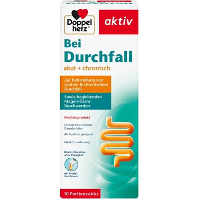 Queisser Pharma GmbH & Co. KG DOPPELHERZ Durchfall Flüssig Sticks - Arzneimittel Queisser Pharma GmbH & Co. KG DOPPELHERZ Durchfall Flüssig Sticks - Arzneimittel
