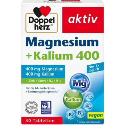 Queisser Pharma GmbH & Co. KG DOPPELHERZ Magnesium + Kalium - Nahrungsergänzung Tabletten Queisser Pharma GmbH & Co. KG DOPPELHERZ Magnesium + Kalium - Nahrungsergänzung Tabletten